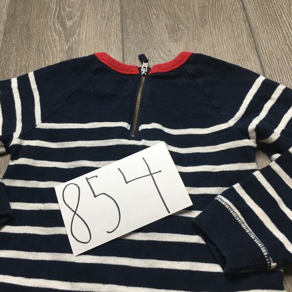 Gap Disney Toddler Girl Sweater Dress Minnie Mouse Stripes Long Sleeve Navy 4T - Picture 6 of 6